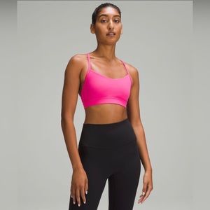 Size 8 sonic pink lulu flow y bra